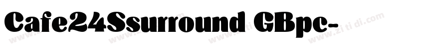 Cafe24Ssurround GBpc字体转换